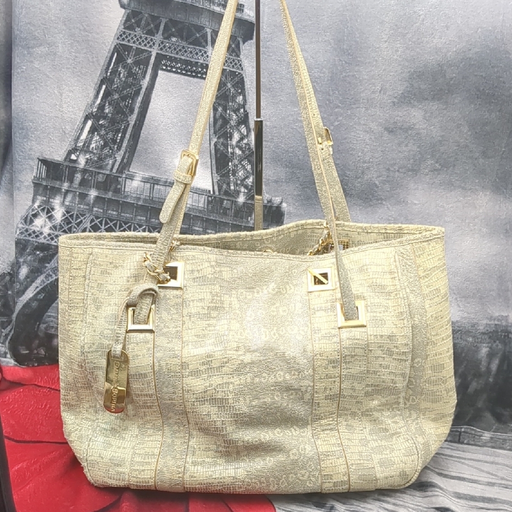 Emma And Sophia Cream And Gray Tote